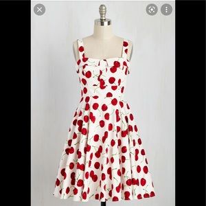 ModCloth Pull Up A Cherry Dress